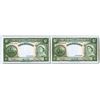 Image 1 : Bahamas. Bahamas Government, L. 1936 (1953), Issued Banknote Pair.