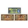 Image 1 : Bermuda. Bermuda Government, 1957, Issued Banknote Trio.