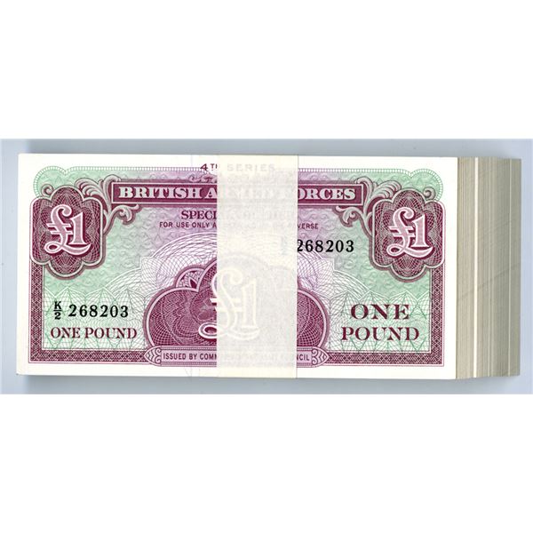 Great Britian. British Armed Forces Special Voucher, ND (1962), 1 Pound, P-M36a Partial Uncirculated