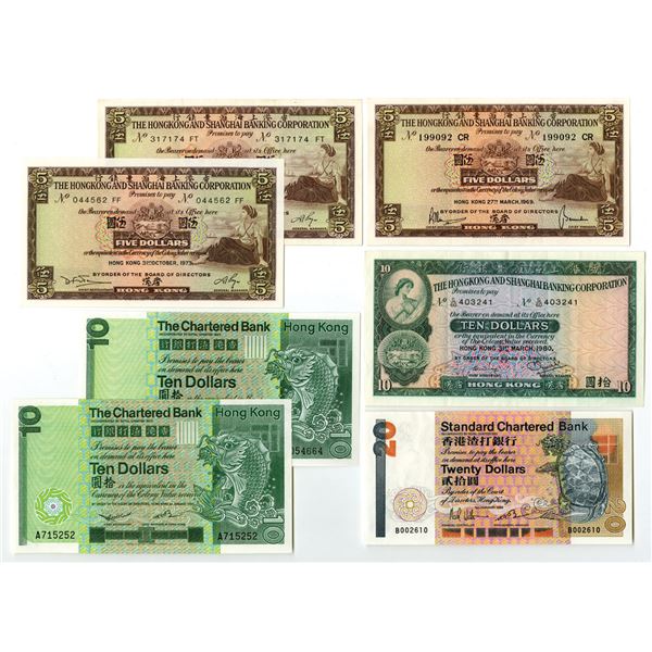 Hong Kong. Hongkong and Shanghai Banking Corp. & Chartered Bank and Standard Charter Bank, 1969 to 1