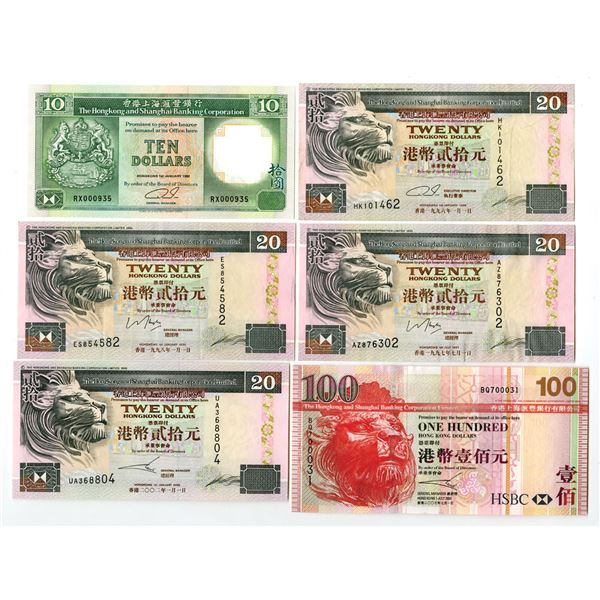 Hong Kong. Hongkong and Shanghai Banking Corp., 1992 to 2003.