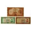 Image 1 : Iran. Bank Melli Iran, ND (1944) to 1954, Issued Banknote Trio.