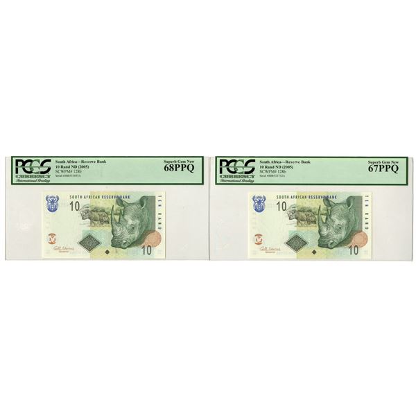South Africa. South African Reserve Bank, ND (2005), Issued Banknote Pair.