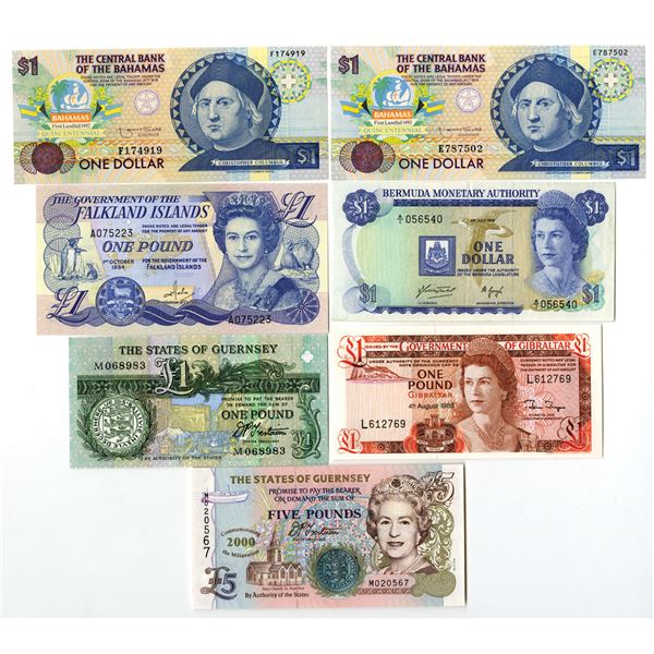 British Territories Banknote Collection, 1975 to 2000