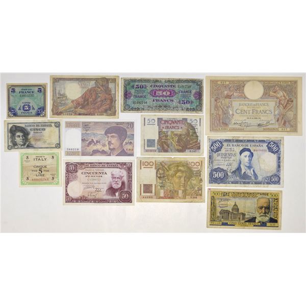 European Collection of Issued Banknotes, 1939 to 1983.