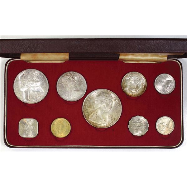 Bahamas. Government of the Bahamas Islands, 1966, .800 Fine Silver Uncirculated Commemorative Set of