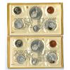 Image 1 : Canada. 1965, Royal Canadian Mint Uncirculated PL Coin Set Pair, Silver 2.2 Troy Oz Total (12 Unc. C