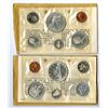 Image 2 : Canada. 1965, Royal Canadian Mint Uncirculated PL Coin Set Pair, Silver 2.2 Troy Oz Total (12 Unc. C