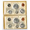 Image 1 : Canada. 1965, Royal Canadian Mint Uncirculated PL Coin Set Pair, Silver 2.2 Troy Oz Total (12 Unc. C