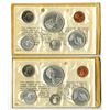 Image 1 : Canada. 1965, Royal Canadian Mint Uncirculated PL Coin Set Pair, Silver 2.2 Troy Oz Total (12 Unc. C