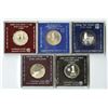 Image 2 : Israel. Sites in the Holy Land and Independence Day Types, 1985 to 1989, .850 Silver Commemorative C
