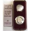 Image 1 : Israel. Hanukkah “Hanukkiya from England,” 1987, Silver Coin Set.