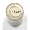 Image 1 : U.S., Kennedy Half Dollar, 1965 to 1967, Uncirculated 40% Silver Coin Roll of 20 Coins