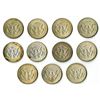 Image 2 : U.S., Kennedy Silver Half Dollars, 1966 to 1969, XF to Uncirculated .400 Fineness Assortment.