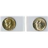 Image 1 : U.S., Kennedy Half Dollar, 1968-D, 40% Silver Coin Pair.