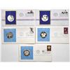 Image 1 : United Nations & U.S. Commemorative Sterling Silver First Day Cover Medal Quintet, 1976 to 1978