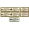 Image 1 : NJ. City of Long Branch, 1934, I/C Depression Scrip Note Assortment, Mostly Low Serial Numbers.