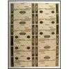 Image 1 : OH. Worthington Ohio, Uncut Se-tenant Sheet of 12 Obsolete Banknotes, ND (ca. 1810-18).