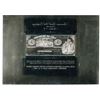 Image 2 : City of Memphis $5. 1866. ABNC IPMS Souvenir Card Printing Plate. ABNC. 1991.