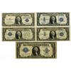 Image 1 : U.S. Silver Certificate Assortment, 1923 to 1935 Quintet.