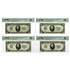 Image 1 : U.S., F.R.N., $20, Series of 1934, 1934A, 1934B, and 1934D, Issued Banknote Quartet.