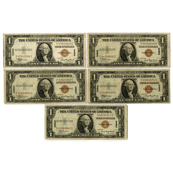 U.S. Silver Certificate, $1, Series 1935A, Fr.# 2300, Hawaii - WWII Emergency Issue Quintet.
