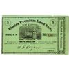 Image 1 : NY. Elmira Premium Land Sale for the Benefit of City Hospital, ca.1870-1880's Issued Share - Lottery
