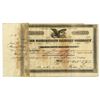 Image 1 : PA. Connecting Railway Co., 1874, I/C Stock Certificate Signed by Thomas A. Scott, as President and 