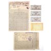 Image 1 : Italian and American WWII Ration Coupons and Cards, ND (1940s).