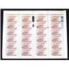 Image 1 : U.S. & Canada. DuraNote Uncut Sheet of 24 Banknotes, ND (ca. 1989 to 1994), with Different DuraNote 