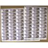 Image 1 : U.K. & Italy. De La Rue Giori, ND (ca.2000s), Uncut Sheet of Specimen Banknotes.