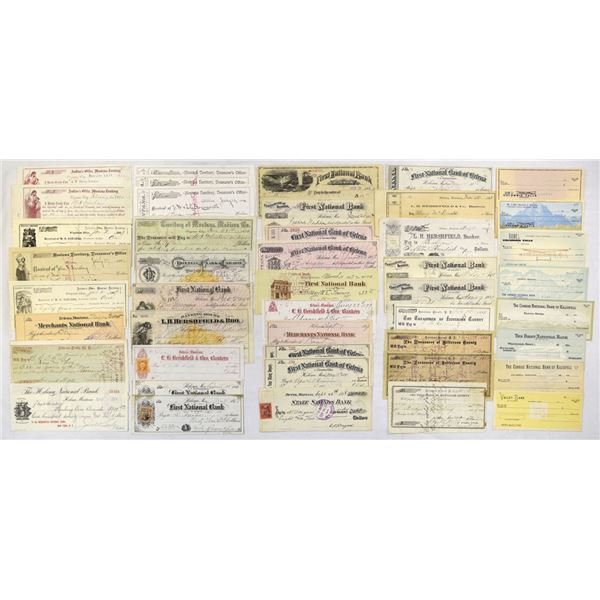 Montana Territory & Statehood Banking & Territorial Document Collection, 1870s to 1900s