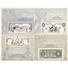 Image 3 : B.E.P., Souvenir Cards, Educational Silver Certificate Banknote Series of 1896, 1971-2001
