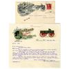 Image 1 : WI. Fish Bros. Wagon Co., 1899 & 1901, Advertising Cover with Matching Full Color Letterhead.