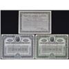 Image 1 : VA. Empire Tire and Rubber Co., 1917 to 1920, I/U Stock Certificate Trio.