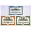Image 1 : DE. Atlantic Corp., ND (ca.1940 to 1950s), Specimen Stock Certificate Trio.