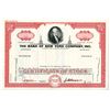 Image 1 : NY. Bank of New York Co., Inc., 1968, Specimen Stock Certificate.