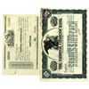 Image 1 : NY. National Citizens' Bank of the City of New York 1900 to 1930 Specimen Stock Certificate Pair