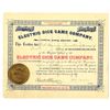 Image 1 : IL. Electric Dice Game Co., 1893, I/U Stock Certificate.