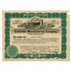Image 1 : IL. Controlite Manufacturing Co., 1926, I/U Stock Certificate.