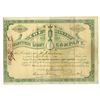 Image 1 : NY. Baxter Electric Light Co., 1884 I/U Stock Certificate.