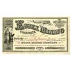 Image 1 : Arizona Territory. Essex Mining Co., 1879, I/U Stock Certificate.