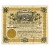 Image 1 : CO. Isadore Gold Mining Co., 1896, I/U Stock Certificate.