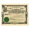 Image 1 : CO. Nancy Gold Mines and Tunnel Co., 1902, I/U Stock Certificate.