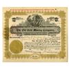 Image 1 : CO. Old Gold Mining Co., 1896, I/U Stock Certificate.