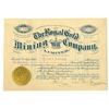 Image 1 : CO. Royal Gold Mining Co. Ltd., 1898, I/U Stock Certificate.