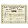 Image 1 : IA. Bell Gold Mining Co., 1880, I/U Stock Certificate.