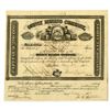 Image 1 : MI. Quincy Mining Co., 1873, I/C Stock Certificate.