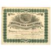Image 1 : NV. Decillion Gold Mines, Ltd., 1905, Issued Stock Certificate.