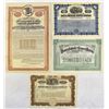Image 1 : New Mexico Mining Stock and Bond Quartet, 1900 to 1930s.